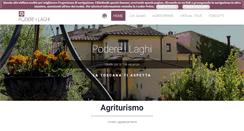 Desktop Screenshot of podereilaghi.it